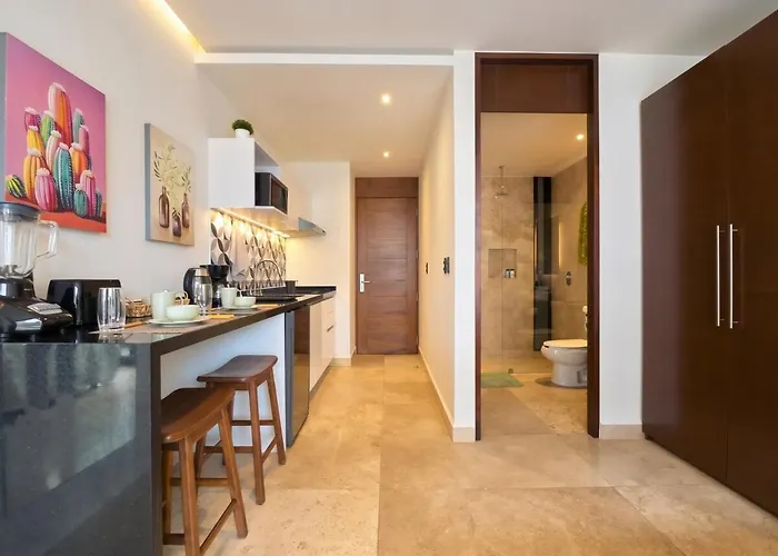 Apartment Mit Pool, King-size Bed, Balkon Playa del Carmen