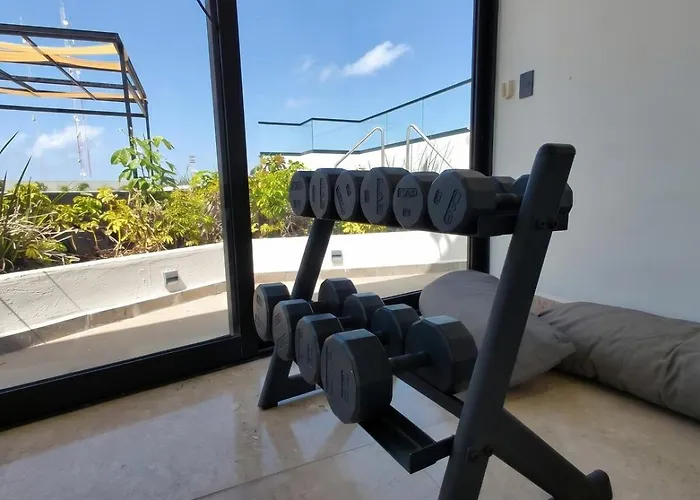 Mit Pool, King-size Bed, Balkon Apartment