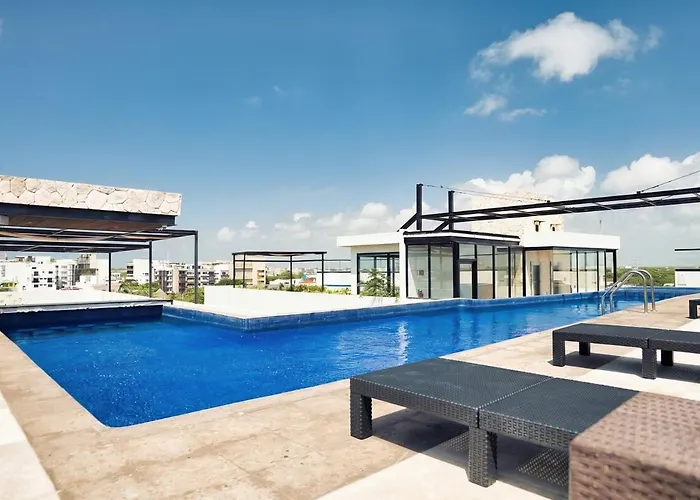 Mit Pool, King-size Bed, Balkon