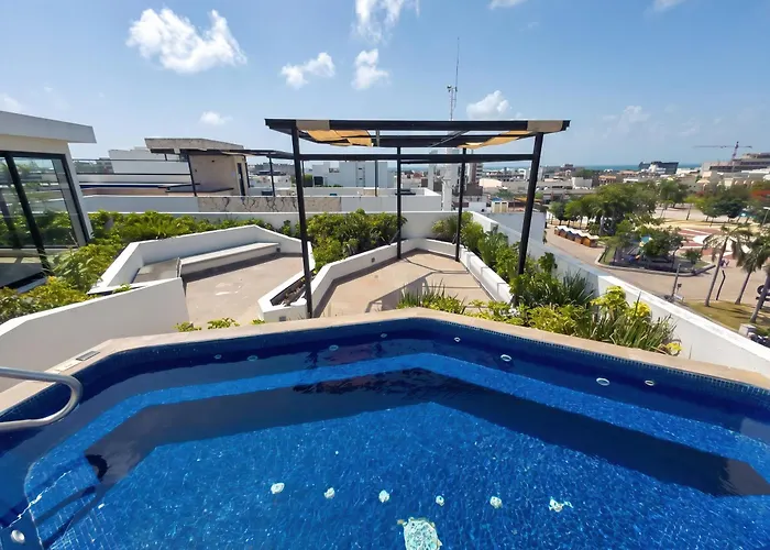 Mit Pool, King-size Bed, Balkon